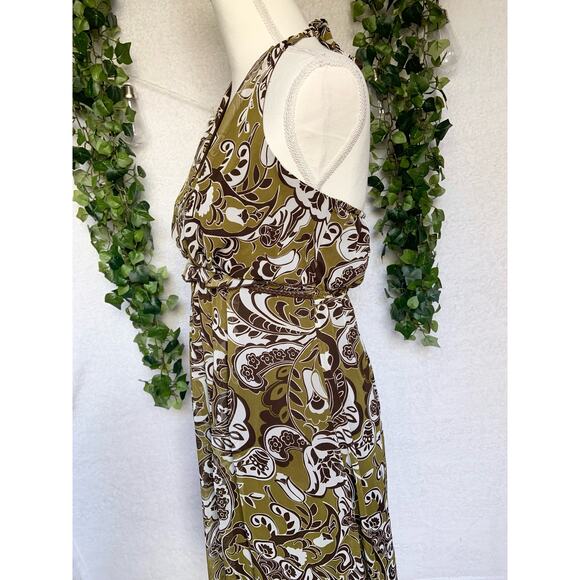 Vintage Rabbit Rabbit Rabbit Design Halter Above Knee Dress Women's 10 Medium - Picture 7 of 10